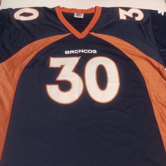 Starter Men's VTG 1998 Terrell Davis Denver Bronco's Football Jersey Size 52 - Picture 1 of 9